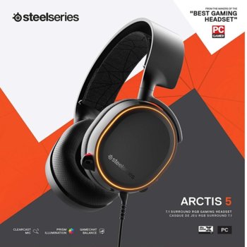 SteelSeries ARCTIS 5 2019 Edition Black + HS1 Alum