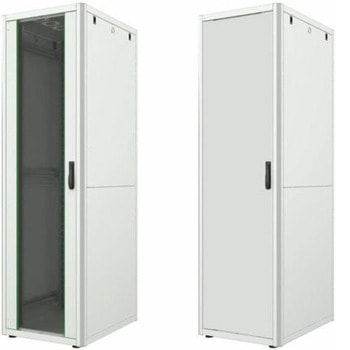Комуникационен шкаф Security Professionals MR.GTN26U68.02, 19", 26U, 600 x 800 x 1292, свободностоящ, товароносимост 600кг, вентилационни отвори, стъклена врата, отваряеми задни и странични панели с опция сектретно заключване, бял | JAR Computers Security Professionals MR.GTN26U68.02
