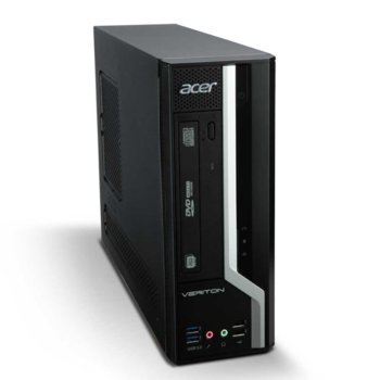 Настолен компютър Acer Veriton X4630G SFF, дву-ядрен Intel Core i3-4130 3.4GHz, 4GB DDR3 RAM, 1TB 7200rpm HDD, AMD Radeon HD8470, клавиатура & мишка, Free DOS, 3г. гаранция | JAR Computers Acer Veriton X4630G SFF DT.VJGEX.020