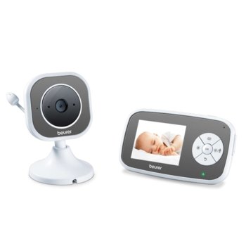 Бебефон Beurer BY 110, 2.8" LCD дисплей, IR осветленост, нощен режим, аларма при звук и движения, температурна аларма | JAR Computers Beurer BY 110 95261