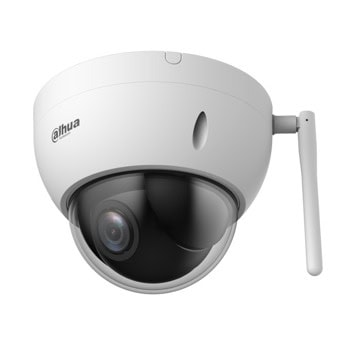 IP камера Dahua SD22404DB-GNY-W, PTZ (Pan/Tilt/Zoom) камера, 4Mpix(2560x1440@30fps), 2.8-12mm моторизиран варифокален обектив, H.265/H.264/H.264H/H.264B/MJPEG, външна IP66/IK10, Wi-Fi, LAN, microSD до 512GB | JAR Computers Dahua SD22404DB-GNY-W