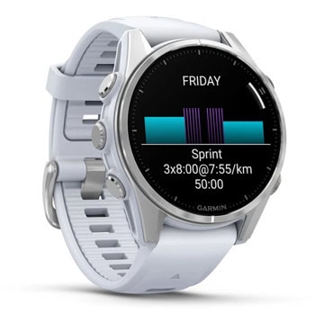 Garmin fenix 8 43mm Silver Whitestone 010-02903-00