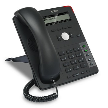 VoIP телефон Snom D710, монохромен дисплей, 4 SIP акаунта, 2x 10/100 Mbps RJ-45, PoE: 802.3af, черен | JAR Computers Snom D710 00004235