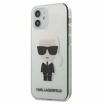 Ikonik Karl за iPhone 12 mini сребрист