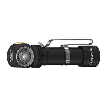 LED фенер Armytek Wizard C2 Pro Magnet USB White (F08701C), захранване 18650 Li-Ion батерия 3500mAh, 2500 Lumens, 6200 cd, IP68 водоустойчивост, 12 режима на работа, черен | JAR Computers Armytek Wizard C2 Pro Magnet USB White F08701C