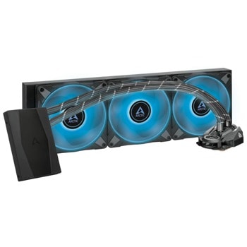 Водно охлаждане за процесор Arctic Freezer II RGB 420mm, RGB Controller, съвместимост със сокети Intel 1200/115X/2011-3/2066 & AM4 | JAR Computers Arctic Liquid Freezer II RGB 420mm