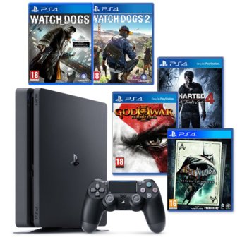 PlayStation 4 Slim Watch Dogs 3th Person Pack