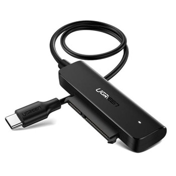 Преходник Ugreen 70610, от USB C 3.1 Gen 1(м) към SATAIII 2.5" (6.35 cm), черен | JAR Computers Ugreen 70610