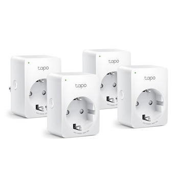 Смарт контакт TP-Link Tapo P110 (4-pack), гласов контрол, таймер, Wi-Fi, бял, 4 броя | JAR Computers TP-Link Tapo P110 (4-pack)