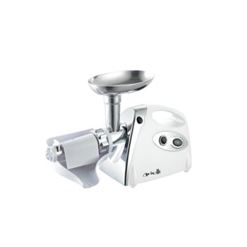 Месомелачка Arielli AMG-120B, 3 диска, 3 приставки, 900W, бяла | JAR Computers ARIELLI МЕСОМЕЛАЧКА AMG-120B