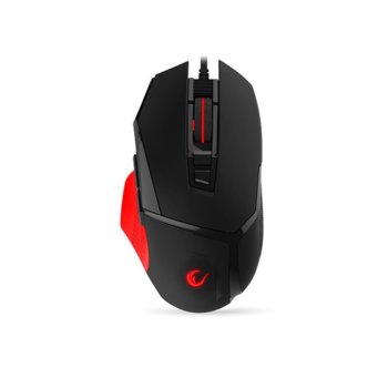 Мишка Everest Centaur SMX-R13, оптична(4000 dpi), гейминг, USB, черна/червена image