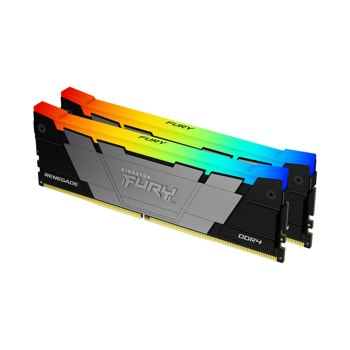 Памет 64GB (2x32GB) DDR4 3200MT/s, Kingston FURY Renegade RGB, KF432C16RB2AK2/64, 1.35V | JAR Computers Kingston FURY Renegade RGB 2x32GB DDR4 3200MHz