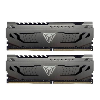 Памет 64GB (2x 32GB) DDR4 3600Mhz, Patriot Viper Steel PVS464G360C8K, 1.35V | JAR Computers Patriot Viper Steel 64GB (2*32) 3600Mhz