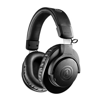 Слушалки Audio-Technica ATH-M20xBT, безжични, Bluetooth, 40 мм гoвopитeли, до 60 часа време на работа, черни | JAR Computers Audio-Technica ATH-M20xBT