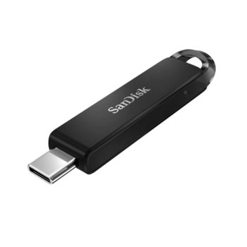 Памет 128GB USB Flash Drive, SanDisk Ultra, USB 3.1 Gen1 Type C, черна | JAR Computers 128GB SanDisk Ultra USB 3.1 Gen1 SDCZ460-128G-G46