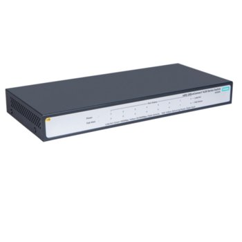 Суич HPE 1420 (JH330A), 8G, 8x 10/100/1000 ports, PoE+ (64W) | JAR Computers HPE 1420 JH330A