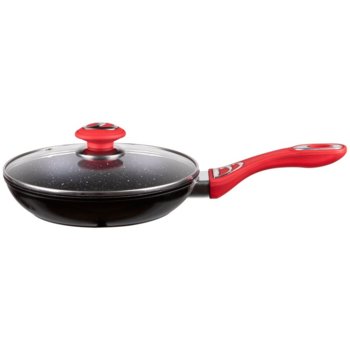 Универсален тиган Zephyr ZP 4419 F24C, алуминий, мраморно покритие, 24 cm диаметър, 4.8 cm дълбочина, черен | JAR Computers Универсален тиган Zephyr ZP 4419 F24C
