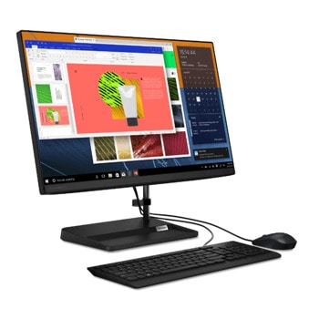 All in One компютър Lenovo IdeaCentre AIO 3 24ITL6 (F0G000GXRI), двуядрен Tiger Lake Intel Core i3-1115G4 3.0/4.1 GHz, 23.8" (60.45 cm) Full HD IPS 250nits Display, 8GB DDR4, 256GB SSD, 2x USB 3.2 Gen 2, No OS | JAR Computers Lenovo IdeaCentre AIO 3 24ITL6