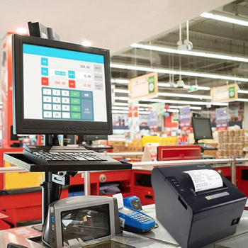 Equip 58/80mm Thermal POS Receipt Printer with Aut