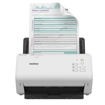 Скенер Brother ADS-4300N, 600 x 600 dpi, двустранно сканиране, ADF, USB, LAN | JAR Computers Brother ADS-4300N