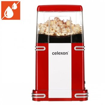 Машина за пуканки CELEXON CinePop CP250, 1200W, червена | JAR Computers CELEXON-1091618