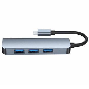 Tech-Protect USB-C Hub 4in1 v1 THP811GRY