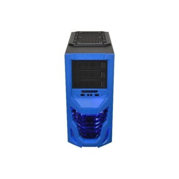 ATX, RAIDMAX Cobra, синя, USB3.0, без захранване