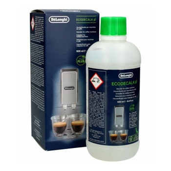 Препарат за отстраняване на котлен камък DeLonghi EcoDecalk (DLSC500), 500ml | JAR Computers DeLonghi EcoDecalk DLSC500 500ml