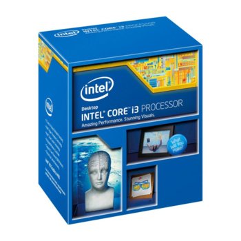 Intel Core i3-4170 Haswell двуядрен (3.7GHz, 3MB L3, 350MHz-1.15GHz GPU, LGA1150) BOX | JAR Computers Intel Core i3 4170 BOX