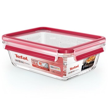 Кутия за храна Tefal N1041010, стъклена, 1.3 л. капацитет, прозрачна | JAR Computers Tefal N1041010