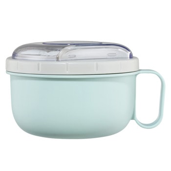 Кутия за храна Xavax To Go 181583, 1.1 l, вкл. вилица и лъжица, дръжка, подходяща за микровълнова фурна, синя | JAR Computers Кутия за храна Xavax To Go 181583