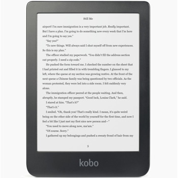 Електронна книга Kobo Nia, 6" (15.24 cm) E-Ink Carta сензорен екран, 256MB RAM, 8GB Flash памет, черен image