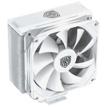 Охлаждане за процесор Kolink Umbra EX180 White, съвместимост със сокети Intel LGA 1700/1200/115x/20xx & AMD AM4/AM5 | JAR Computers Kolink Umbra EX180 White