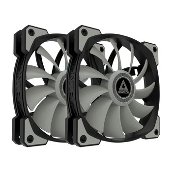 Вентилатори 120mm, Montech Air Fan P120, 4-pin, 1500rpm, 2 броя | JAR Computers Montech Air Fan P120 2 pcs