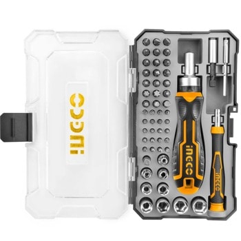 Комплект отвертка с битове INGCO HKSDB0558, 55 броя | JAR Computers INGCO HKSDB0558