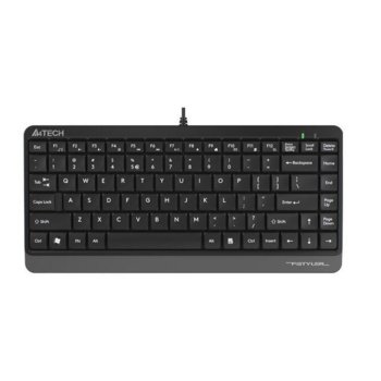 Клавиатура A4Tech Fstyler FK11, нископрофилни клавиши, компактна, черна, USB | JAR Computers A4Tech Fstyler FK11 Black