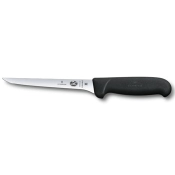 Кухненски нож Victorinox Fibrox Pro Boning Knife, за обезкостяване, неръждаема стомана, 15 см, черен | JAR Computers Victorinox Fibrox Pro Boning Knife 5.6413.15