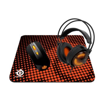 Геймърски комплект SteelSeries Heat Orange Bundle