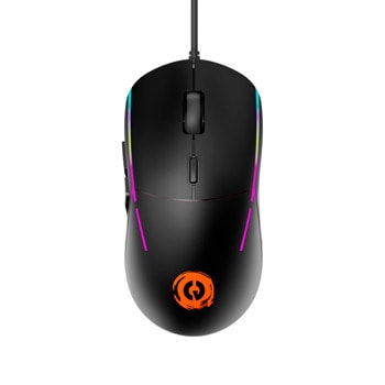 Мишка Canyon Shadder GM-321, оптична (7200dpi), USB, черна, Instant 725F сензор, 6 програмируеми бутона, RGB подсветка | JAR Computers Мишка Canyon Shadder GM-321 черна