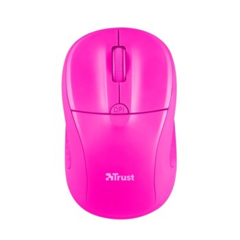 TRUST Primo Wireless Mouse 21923 Neon Pink