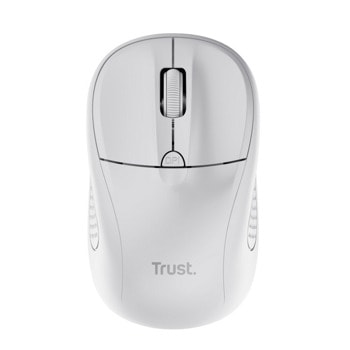 Мишка Trust Primo (24795), оптична (1600 dpi), безжична, USB, бяла | JAR Computers Мишка Trust Primo 24795