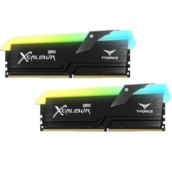 Памет 16GB (2x 8GB) DDR4 3600MT/s, TeamGroup T-Force Xcalibur RGB TF6D416G3600HC18EDC01, 1.35V, RGB подсветка | JAR Computers 16GB DDR4 3600MHz TeamGroup T-Force Xcalibur RGB