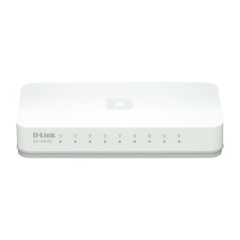 Суич D-Link GO-SW-8E, 100Mbps, 8-Port | JAR Computers Switch D-Link GO-SW-8E