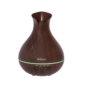 Овлажнител на въздух Rohnson R 9585, 10W, 400 ml, вместимост на резервоара, таймер, автоматично изключване, кафяв | JAR Computers Rohnson R-9585