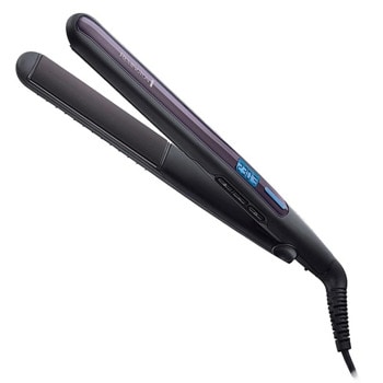 Преса за коса Remington S6505 Pro-sleek and Curl, турмалиново покритие, цифров дисплей, черна | JAR Computers Преса за коса Remington S6505 Pro-sleek and Curl