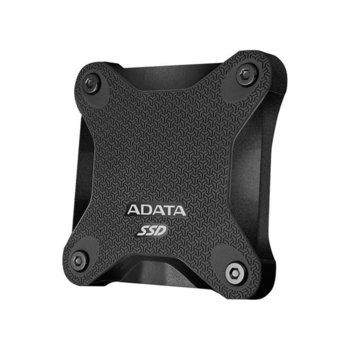 Памет SSD 480GB A-Data SD600Q, USB 3.1, външно, преносимо, скорост на четене 440MB/s, скорост на запис 440MB/s, черен | JAR Computers A-data external SSD SD600Q 480G USB 3.1