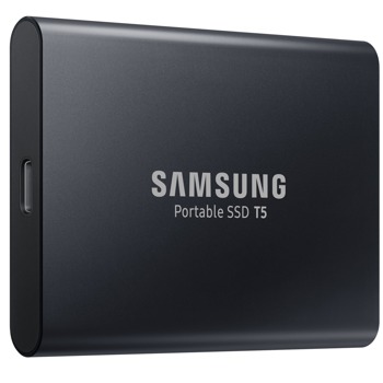 Памет SSD 2TB Samsung T5, USB-C 3.1, 2.5"(6.35 cm), скорост на четене 540 MB/s, скорост на запис 540 MB/s | JAR Computers Samsung MU-PA2T0B/EU