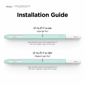 Силиконов калъф Elago Pencil 2 Cover Light-green