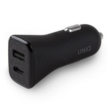 Uniq Votra Duo P30 USB & USB-C QC 3.0 Car Charger