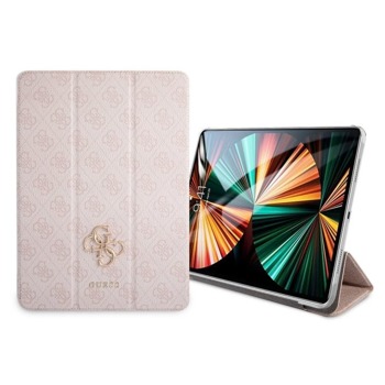 Калъф за таблет Guess 4G Folio Cover (GUIC12G4GFPI), за Apple iPad Pro 12.9 M1 (2021), с поставка, розов | JAR Computers Guess 4G Folio Cover GUIC12G4GFPI